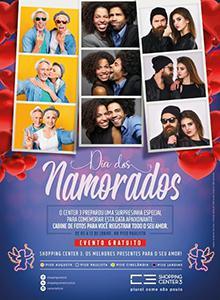 Shopping faz ação para dia dos namorados com peças de mídia indoor