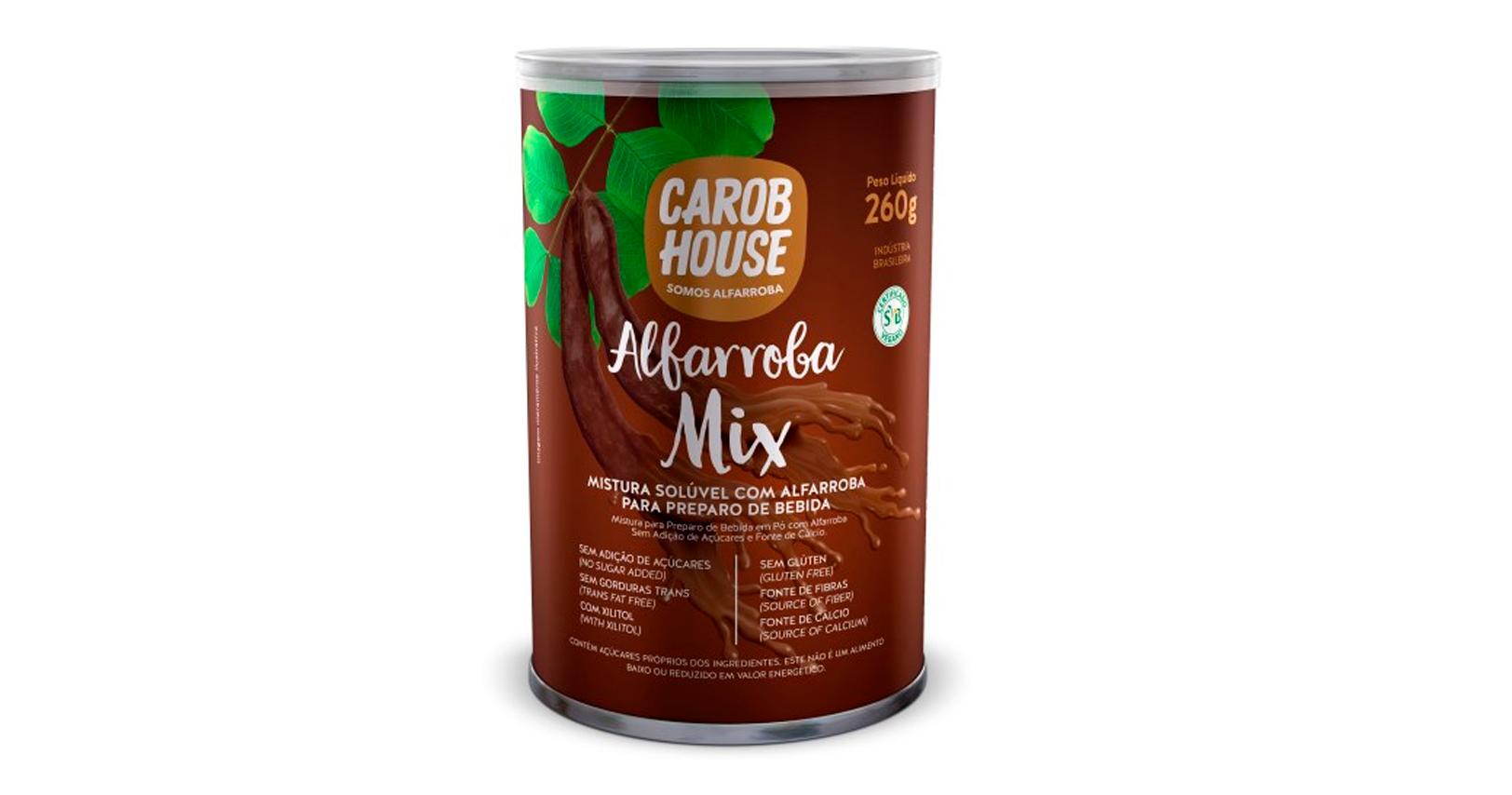 Carob House lança Alfarroba Mix em lata multifoliada