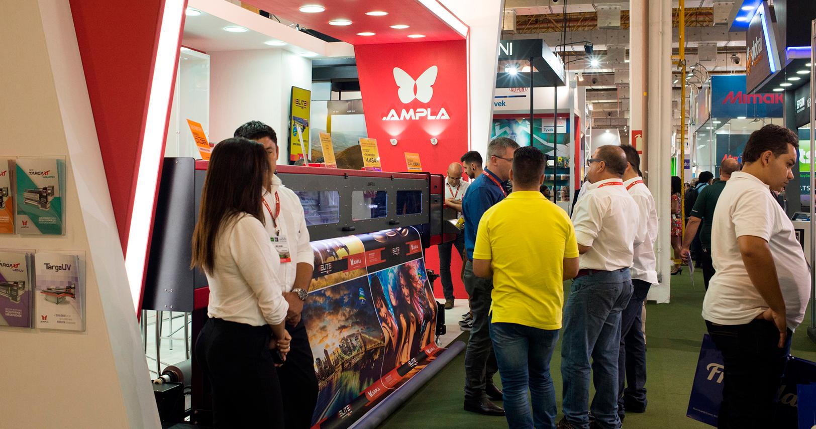 Ampla reforça fabricação nacional de impressoras na ExpoPrint 2018