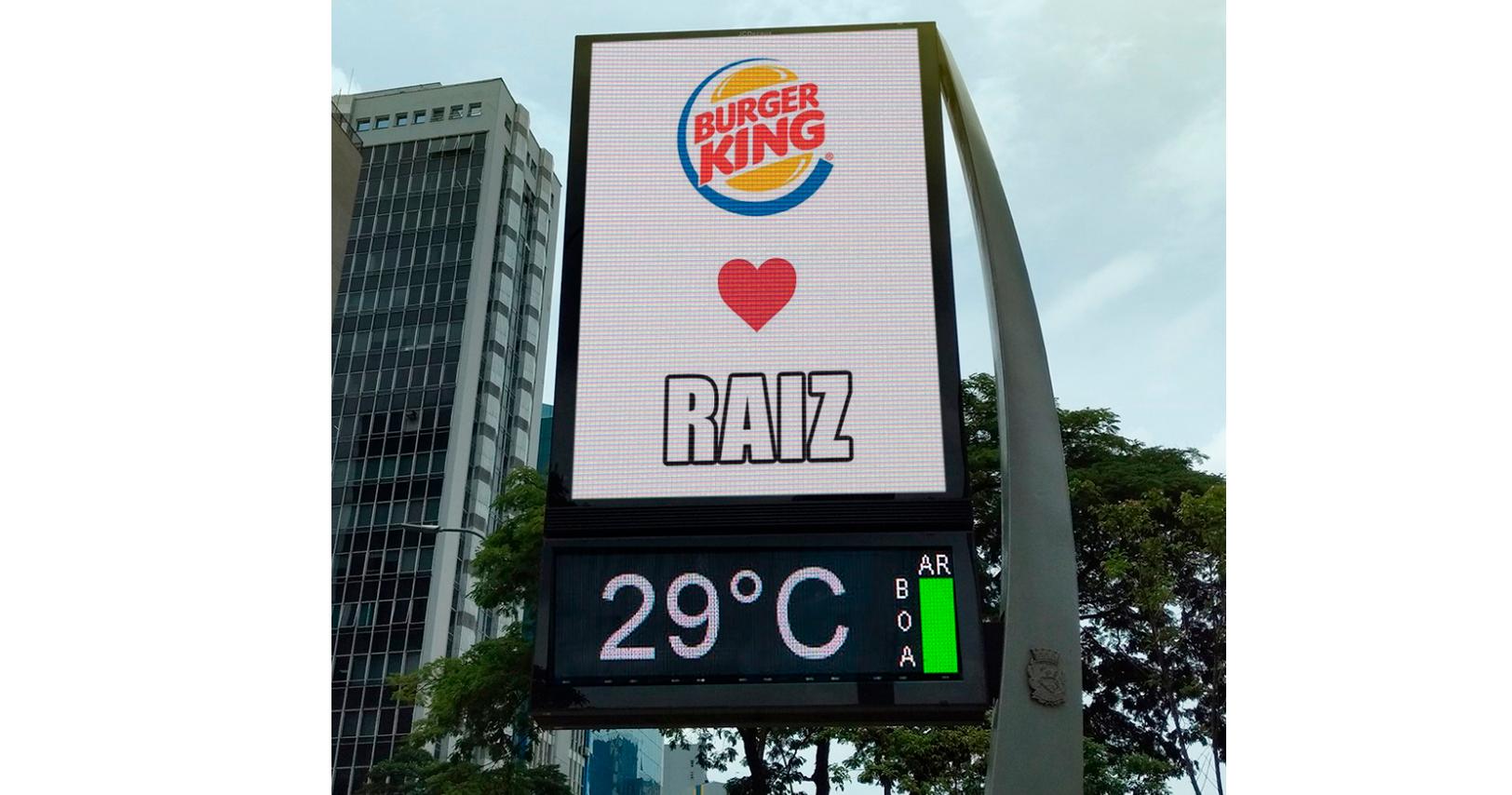 Burger King usa OOH e meme para provocar concorrente, McDonald´s