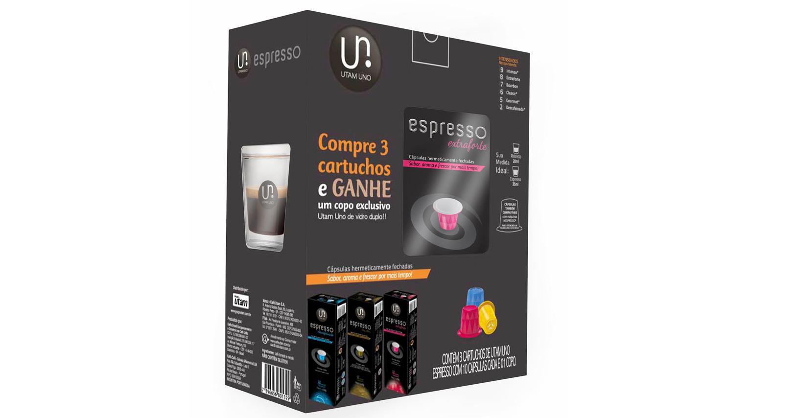 Café Utam lança kits promocionais de cápsulas