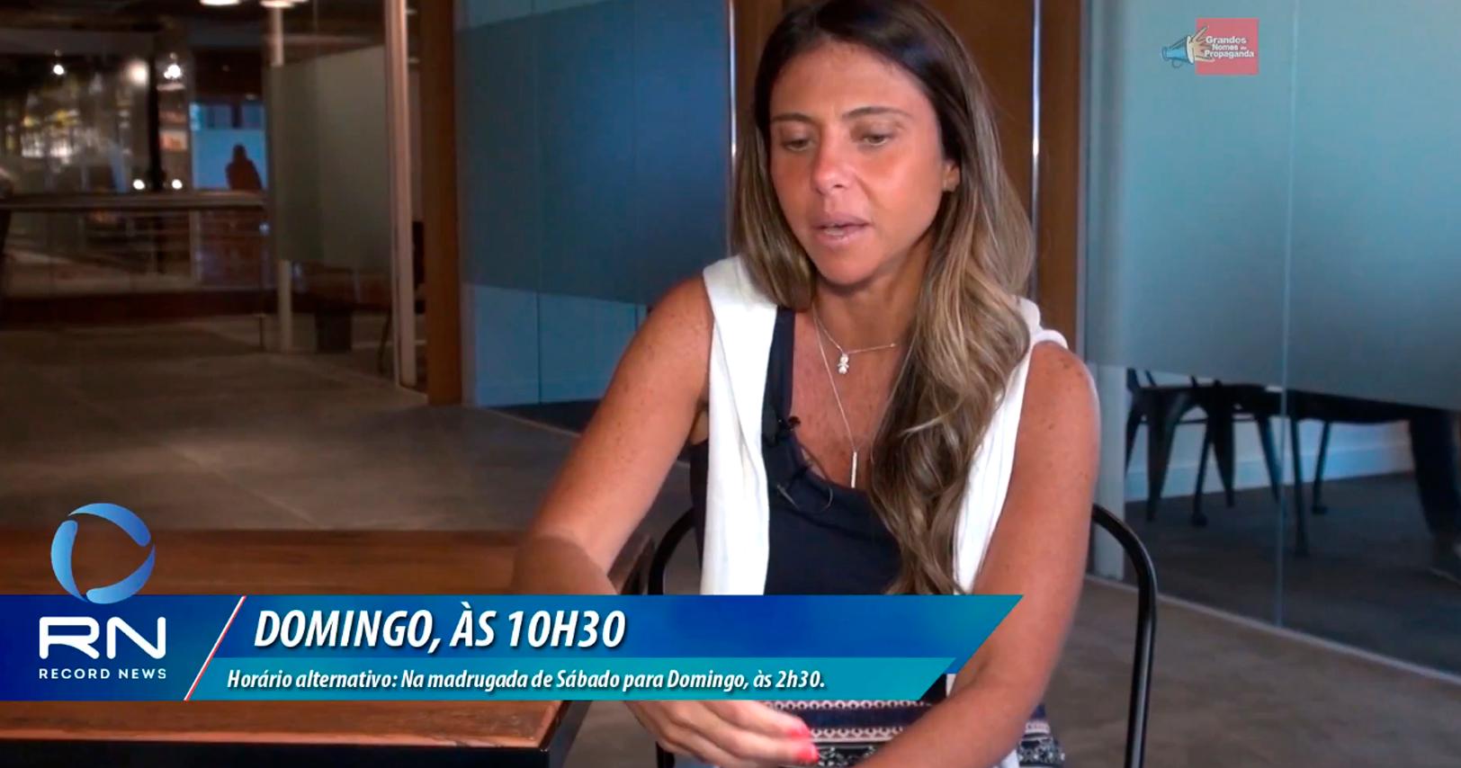 Domingo, às 10h30, tem Grandes Nomes da Propaganda na Record News!