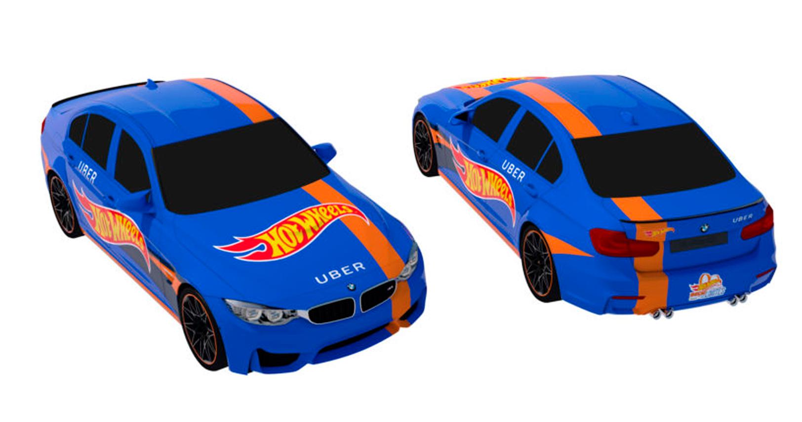 Usuários do Uber poderão pegar carona com carro da Hot Wheels