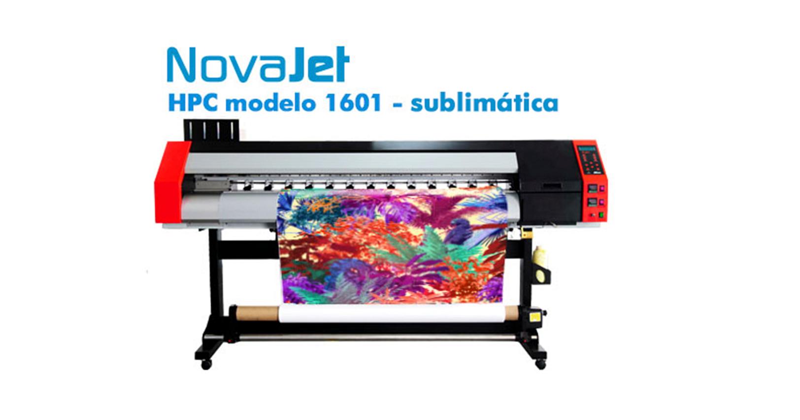 AKAD lança Impressora Novajet HPC Sublimática: modelo 1601 de grande formato