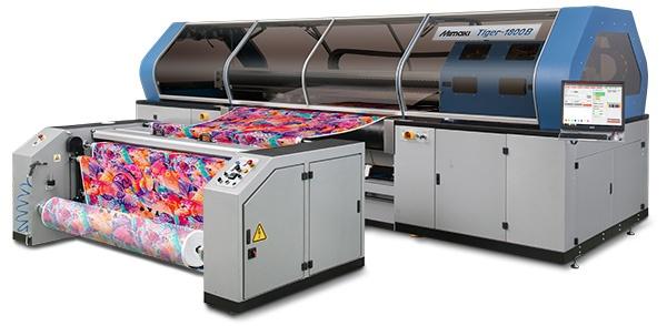 Impressora Tiger - 1800B da Mimaki ideal para a indústria Têxtil