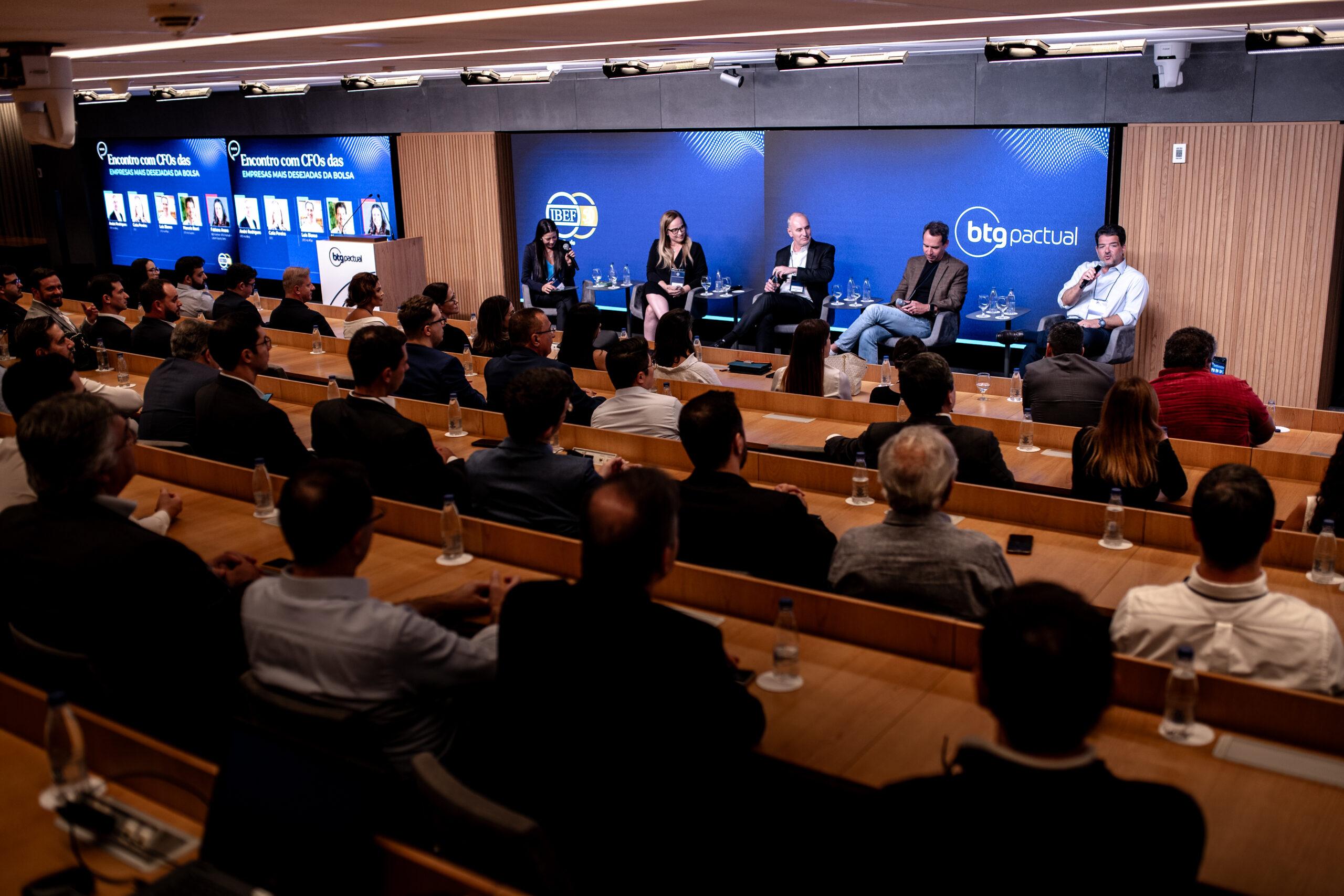 CFOs das principais empresas listadas na bolsa falam de suas estratégias e expectativas para o Brasil