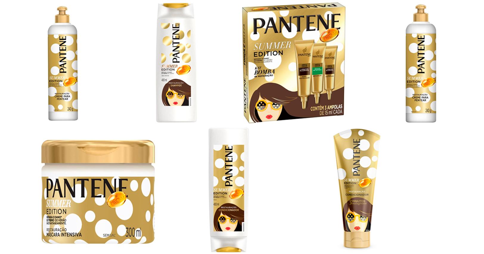 Pantene apresenta edição de verão com embalagens especiais