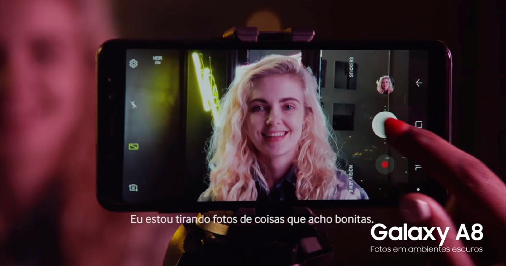 Samsung apresenta campanha para Galaxy A8 e A8+