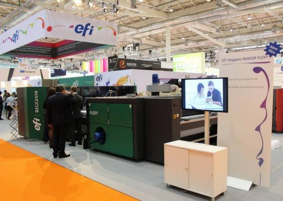 EFI expõe a nova impressora da Linha Reggiani na FESPA 2017
