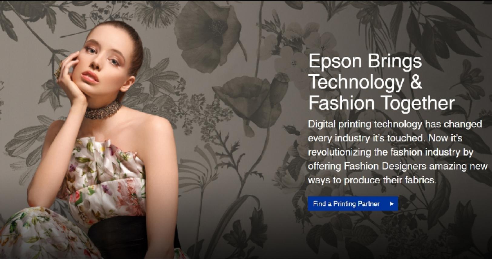 Epson lança site dedicado à estamparia digital têxtil