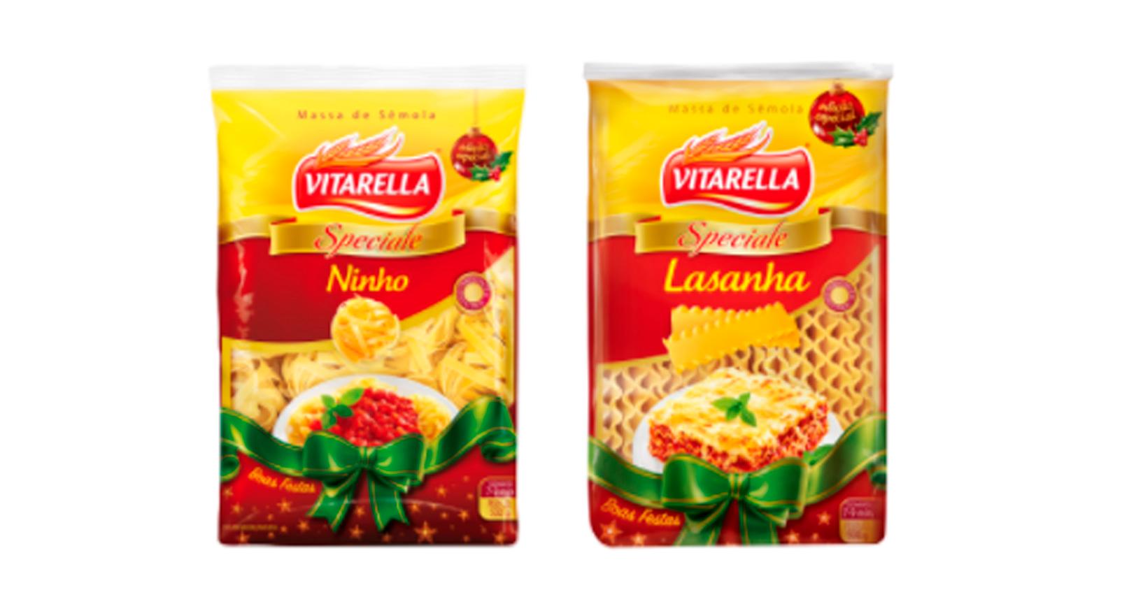 Vitarella oferece produtos tradicionais em embalagens de Natal