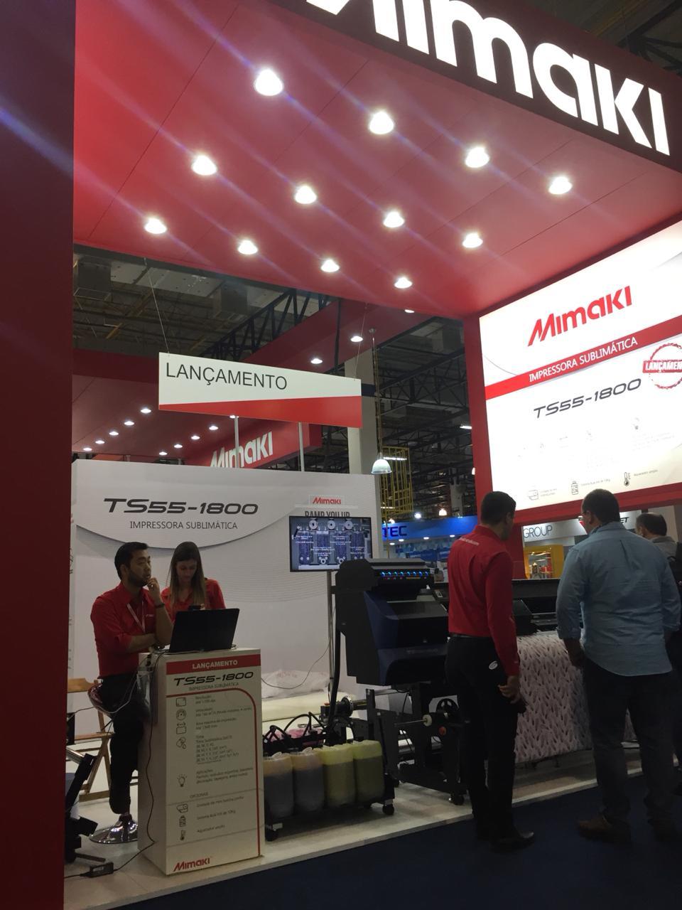 Nova impressora sublimática da Mimaki com possibilidade fluorescente