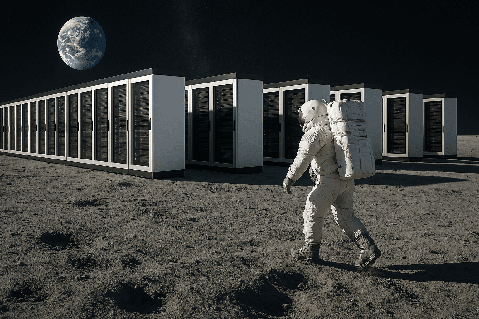 Empresas apostam em data centers lunares e orbitais para reduzir custos globais