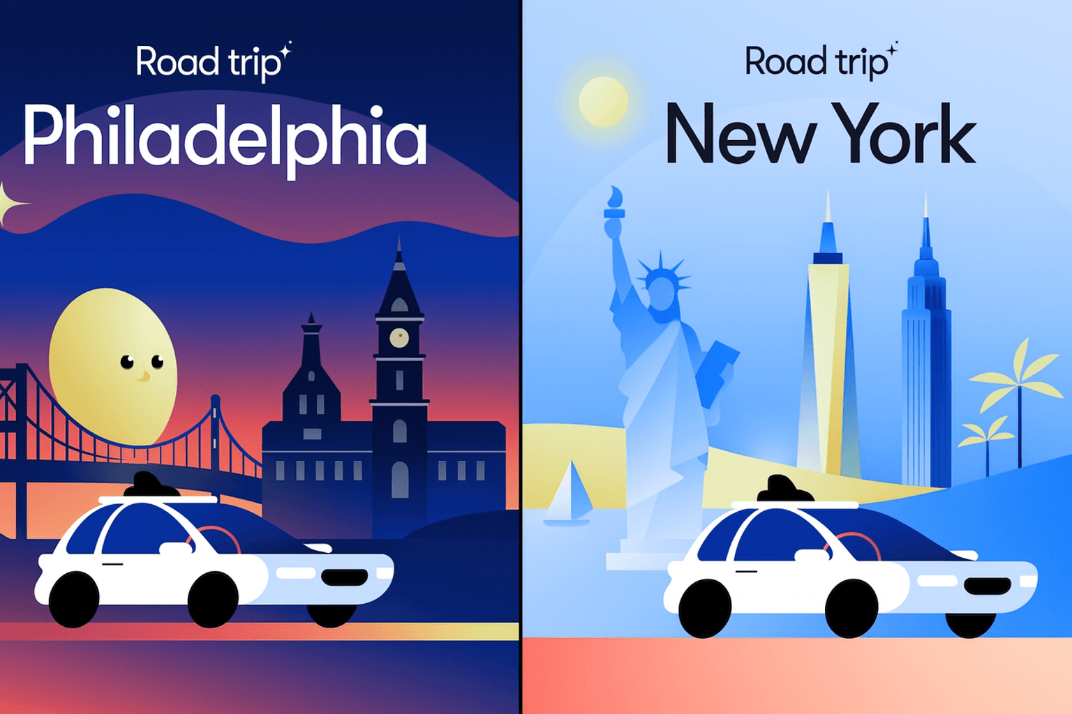 Waymo inicia "road trips" em Filadélfia e Nova York para expandir robotáxis no Nordeste dos EUA